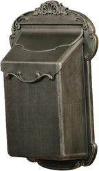 Special Lite Victoria Vertical Wall Mount Mailbox - Swedish Silver Aluminum Mailbox for Wall Mount - SVV-1013-SW