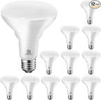 Energetic LED Flood Light Bulbs BR30 Indoor, 65W Equivalent, Dimmable, Daylight 5000K, Indoor Flood Lights for Recessed Cans, 12 Pack