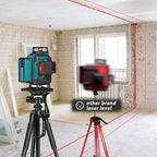 Takamine 16 Lines Laser Level, Red and Green 4x360 4D Cross Line Professional Laser with Two 360°Vertical and Two 360°Horizontal for Construction,Home Renovation,Rechargeable Battery