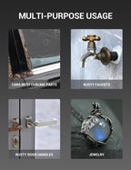 Metal Polish Paste, Restorer and Protectant, Scratch Remover, Removes Oxidation, Tarnish & Stains & Protects Surfaces, Works on Stainless Steel, Chrome, Aluminum, Jewelry, Silver 1.76OZ