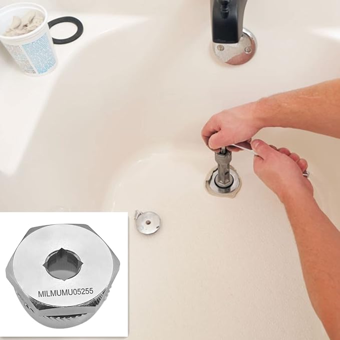 Compatible with Tub Drain Extractor-Removes One and a Half Inch Old or Stubborn Tub Drains （ 05255 1.5" ）