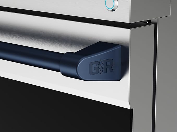 Gordon Ramsay by THOR Kitchen 48 Inch Professional Liquid Propane Range with Tilt Panel Touch Control in Stainless Steel/Navy Blue