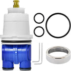 RP19804 Shower Cartridge Compatible with Delta 1300/1400 Series, Shower Faucet Parts Replacement Pressure Balance Cartridge for Delta Monitor Valves 1993-2007（Include RP22734 Bonnet Nut）