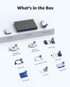 ANNKE H1200 12MP Security Camera System, 12MP H.265+ 8CH NVR and 4 X 12 Megapixel UHD PoE Surveillance IP Cam with Smart Dual Light, AI Human&Vehicle Detection, Color Night Vision (2TB Hard Drive)