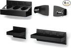Mayouko Magnetic Toolbox Shelf, Tray and Holder, 4-Piece Magnetic Toolbox Tray Set Tool Box Cabinet Side Shelf Storage, Workshop
