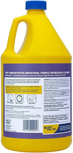 Zep Industrial Purple Cleaner and Degreaser Concentrate - 1 Gallon (Case of 2) R45802 - Powerful Deep Oil and Grease Cleaning Formula for Machinery, Engine Parts, Shop Floors, Garages, Works on