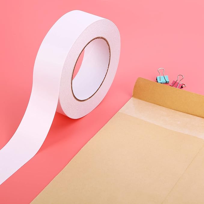 1.5 Inch Double Sided Tape, Ultra-Thin and High Adhesive Tape, for Crafts & Arts, Paper, Gift Wrapping etc (1.5 Inch x 40 Yards Total)