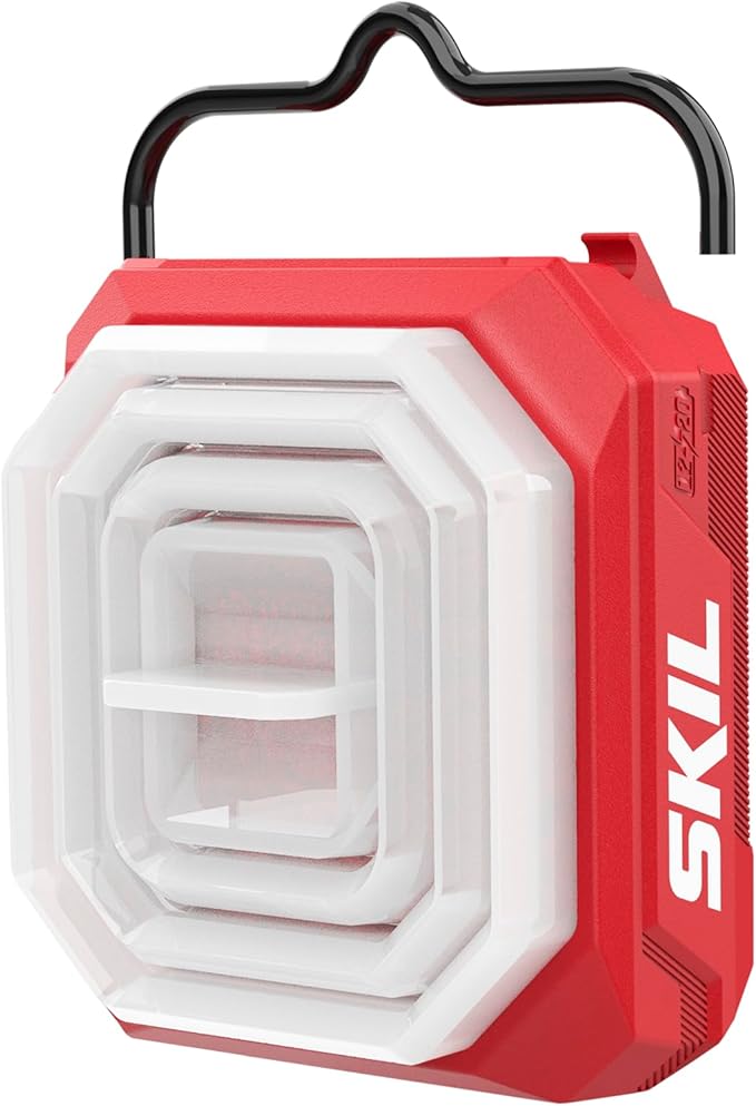 SKIL PWR CORE 20V Brushless 9-Tool Power Tool Combo Kit Including 2 * 2.0Ah Batteries, Charger, and Rolling Tool Box -CB8009B-20