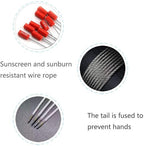 2000 pcs Numbered Security Cable Seals Pull-Tite Anti-Theft Trailer Tags Steel Wire Metal Cable Safety Padlock for Truck Container (Red)