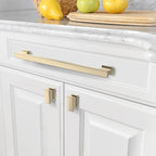 Asidrama 6 Pack 10 Inch(254mm) Brushed Brass Kitchen Cabinet Handles, Cabinet Pulls Kitchen Cabinet Hardware for Cupboard Drawer Pulls