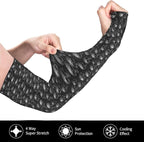 Men Women Anti-Slip Cooling Arm Sleeves Comfortable Sunshade for Summer Sports