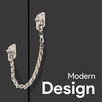 MEGA HANDLES Transom Door Chain 12-Inch, Door Chain Stopper for Transom Windows, Cabinet Door Restraint, Chain Lid Support, Durable Transom Window Hardware for Enhanced Safety - Polished Chrome