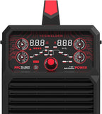 YESWELDER CT2050 AC/DC TIG Welder/Non-High frequency Plamsa Cutter Built-in Compressor/Stick Welder, 96-265V Wide Voltage Power Factor Correction Technology Multiprocess Welder