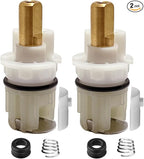 RP25513 Faucet Stem Assembly Replacement Kit, Compatible with Delta Handle Faucet Repair Kit with RP24096 Cartridge, RP4993 Seat and Spring, RP24097 Turn stop1/4, 2-piece set