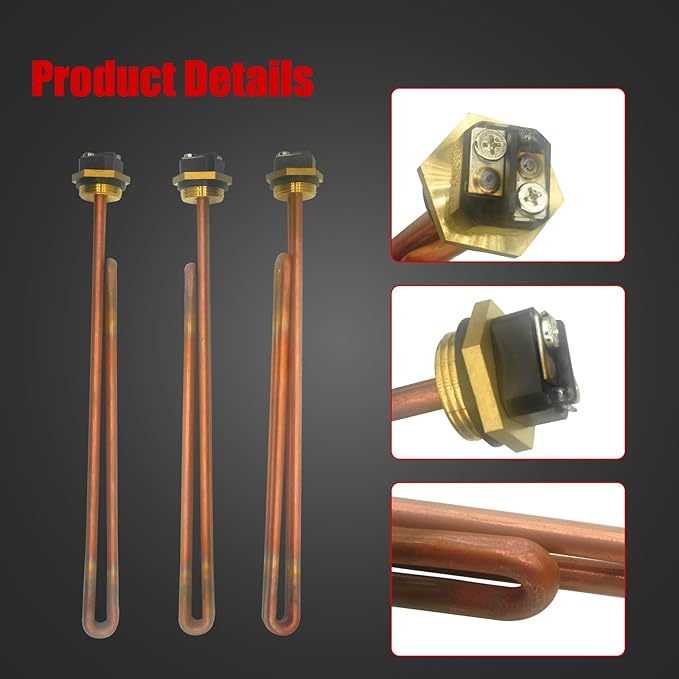 HE 90240 Heating Element 9000W 240V for EcoSmart ECO 27 18 36, for Rheem Rtex Retex 27KW 18KW 36KW, for Eemax for Richmond RMTEX, HE90240 Tankless Water Heater Elements RTEX-27 RETEX-27