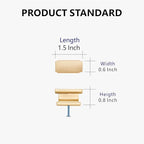 10 Pack Kitchen Cabinet Knobs, Brushed Gold Dresser Drawer Knobs and Pulls for Bathroom Cabinets