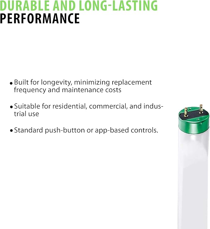 High-Performance 32W T8 Fluorescent Tube Light with 3500K Neutral White Color, Alto Energy-Saving Technology, and 24,000-Hour Lifespan