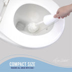 Don Aslett Johnny Mop | Set of 5 Toilet Brushes | 14" Handle to Easily Clean Toilet or Shower | Scratch Free Bowl Swab | Safe to Use with Your Favorite Toilet Bowl Cleaner