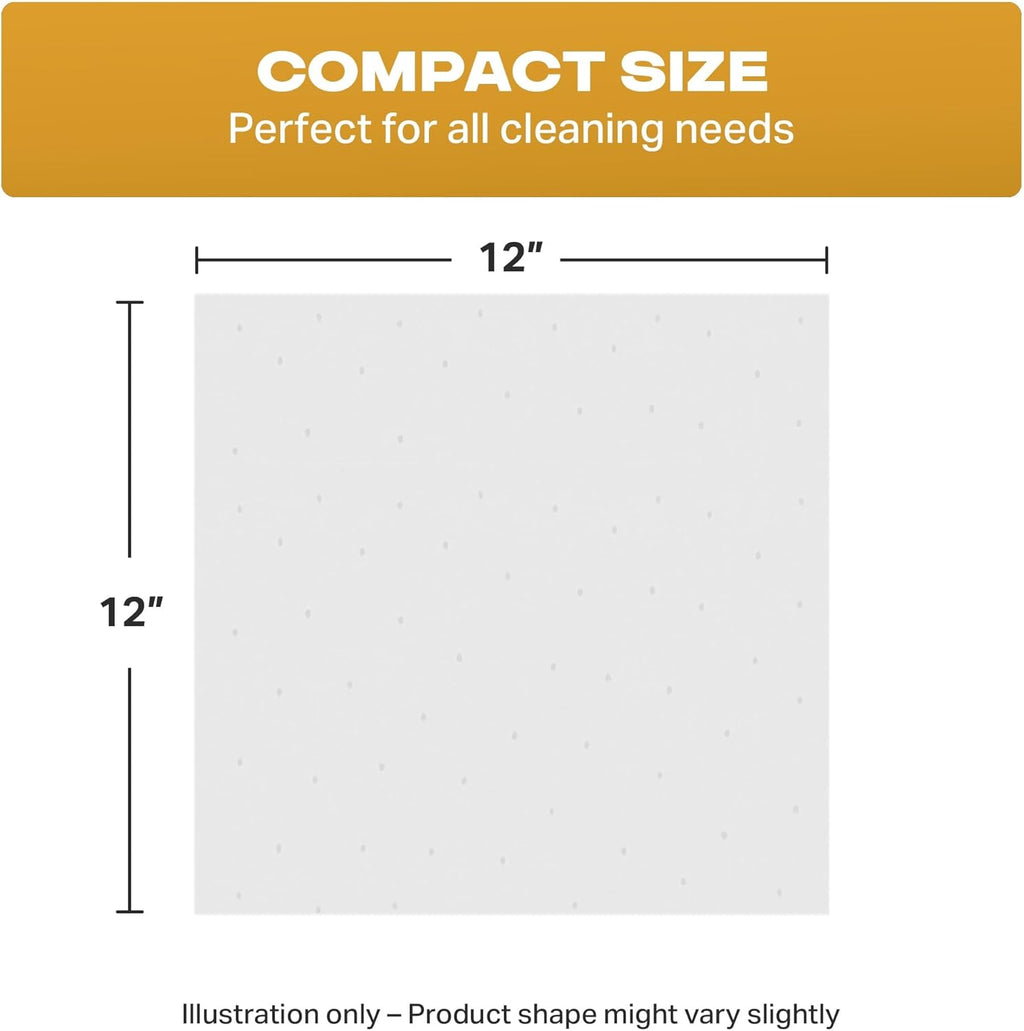 Angel-in-Armor White Terry Cloth Rags (12” x 12”) – 5Ib Bulk Box of 100% Cotton Cleaning Rags (60 Units) – Reclaimed Towels for Plumbers, Shop Use, Janitorial, and Commercial Cleaning