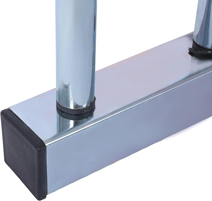 Bike Floor Stand for Indoor Garage Outdoor Parking 22”-28" Wheel Tire Width up to 2.15" Bikes Storage Rack with Mounting Holes for Floor or Wall Mount for 3 Bicycles