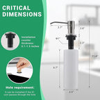 Fapully Commercial Pull Down Kitchen Sink Faucet with Sprayer Brushed Nickel Single Handle Faucets for Kitchen Sink, Kitchen Faucet with Soap Dispenser and Deck Plack for 4 Hole