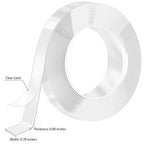 Nano Strong Mounting Adhesive Tape Double Sided Tape Heavy Duty Removable Clear Two Sided Double Stick Wall Tape 0.78in*16.4ft