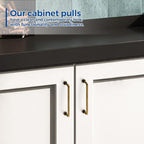 JOY DECOR Cabinet Pulls – 5 Inch Hole Center, Antique Brass, 15 Pack, Zinc Alloy Cabinet Handles for Drawers & Cupboard – Vintage Style Hardware for Kitchen, Bathroom, Dresser, Furniture Makeover