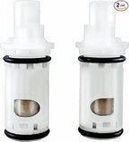 ALITZ 1224 / 1224B Replacement Faucet Cartridge 2-Pack – Compatible with Moen Two Handle Faucets & Tub Showers – Hot & Cold Water, Fix Leaks, Smooth Handle Rotation