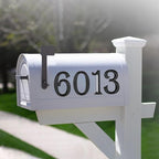 10Pcs Mailbox Numbers for outside 0-9, 2.75 inch 3D Self Adhesive Street Address House Door Numbers Signs for Apartment,Office,Cars,Mailboxes (Black)
