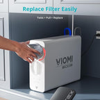 VIOMI® RO Water Filtration System, 9 Stage Reverse Osmosis Water Filter, 600GPD, NSF/ANSI 372&53&42 Certified, 3:1 Tankless Reverse Osmosis System Under Sink with Faucet,TDS PFOS&PFOA Reduce