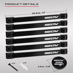 SEDY 7-Piece 12" Magnetic Tool Holder Storage Organizer, Garage Wall Mount Rack Organization Strip Power Magnet Organizers Mounted Workbench Board Slatwall Van Hanger