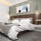 Jolux 4-Pack 5/6" LED Can Lights Retrofit Recessed Lighting,12W=60W,5000K Daylight,800 Lumens,Dimmable Adjustable Retrofit Downlight,ETL,Damp Rated,Simple Installation Can Lights,Bevel Trim