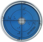 Horizontal Bubble Cardan Level - High Precision Round Bubble Spirit Level Accuracy 15'/2 Diameter 60X10mm (Noctilucent)