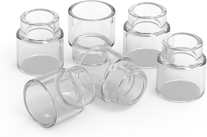 TOOLIOM 71Pcs TIG Welding Torch Accessories Kit Stubby Gas Lens Glass Cup Ceramic Cup Back Cap Kit for WP-17/18/26