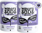 Molly's Suds Sink and All Purpose SCRUB | Gently Removes Stains, Scrubs Away Grease & Gime, Buffs out Scratches | Plant and Mineral Based | 2 Pack, Lavender Scent