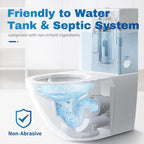 Vacplus Toilet Bowl Cleaner Tablets 40 PACK, Automatic Cleaners with Bleach, Slow-Releasing Toilet Tank Cleaners for Deodorizing & Descaling, Household Toilet Cleaners against Tough Stains