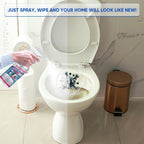 Bathroom Descaler Foam Cleaner 2025|Powerful Cleaner Spray for Shower,Bathtub,Glass,Faucet,Tile,Toilet|Strong Cleaning for Stubborn Stains&Limescale Removal with 2 Microfiber Cloths (2 PCS-4oz)