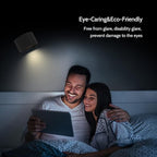 Koopala LED Reading Lights, Wall Mounted Sconces with 3 Color Temperatures & 3 Brightness Levels Rechargeable Battery Magnetic Ball 360°Rotation Touch Control, Lamps for Kids Study Bedside Closet