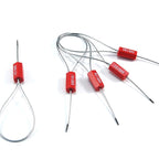 1000 Security Cable Seals Numbered Steel Wire Cable Tags Tamper Proof Wire Seals