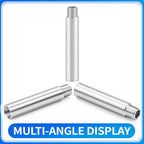 ChillWaves 304 Stainless Steel Pipe Fitting, Nipple Cast Pipe 3/8" NPT Male x 3/8" NPT Female Thread 6" Length(150MM)(1-PACK)