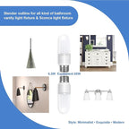 Jolux led Stick Lights, 60 watt Equivalent, 800 Lumen,5000K Daylight, e26 led Bulb,Non-Dimmable, Enclosed Fixture Rated, 12Count (Pack of 1)…