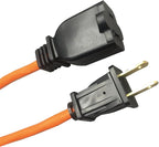 Woods Light Duty Extension Cord, 100Ft, 16 Gauge, General Purpose Cord, SJTW, Orange, 0724 (Pack of 6)