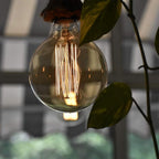 Edison Incandescent Light Bulbs 60 Watt, G25(G80) Vintage Light Large Bulb, 6-Pack Globe Bulbs 2100K Warm White, E26 Medium Base Dimmable, 240 Lumens Filament, Vanity Light Bulbs for Bathroom