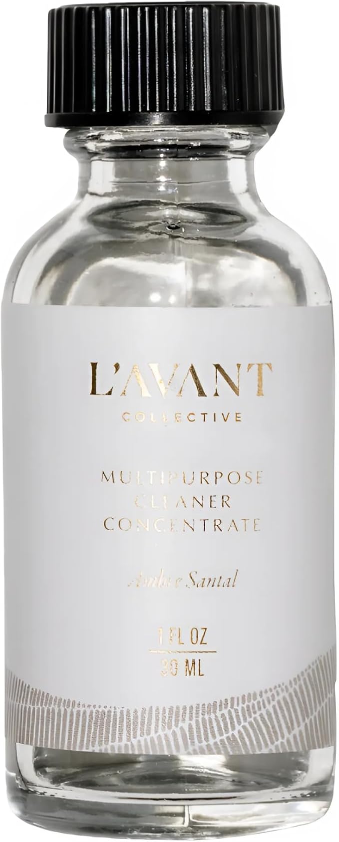 L’AVANT Collective | Plant-Based Multipurpose Cleaner Refill – All-Natural Cleaning Supplies for Safe Home Cleaning – Concentrated, Food-Safe Surface Cleaner with Ambre Santal Scent, 1 oz Bottle