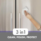 Swanky Stainless Steel Cleaner Wipes - Grime & Grease Remover Kitchen Cleaning Supplies - Clean & Shine, For Stove Top, Refrigerator, Sink, Oven, & Household Appliances - Soft Wipes, 300 Count