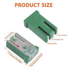 40A 32V Mini Slotted Automotive MCASE Shaped Cartridge Fuse Kit(Pack of 10pcs,40A)