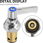Anxingo Hot & Cold Side Handle Stem Assembly Replacement for T&S Faucets, Replaces 002713-40 002714-40