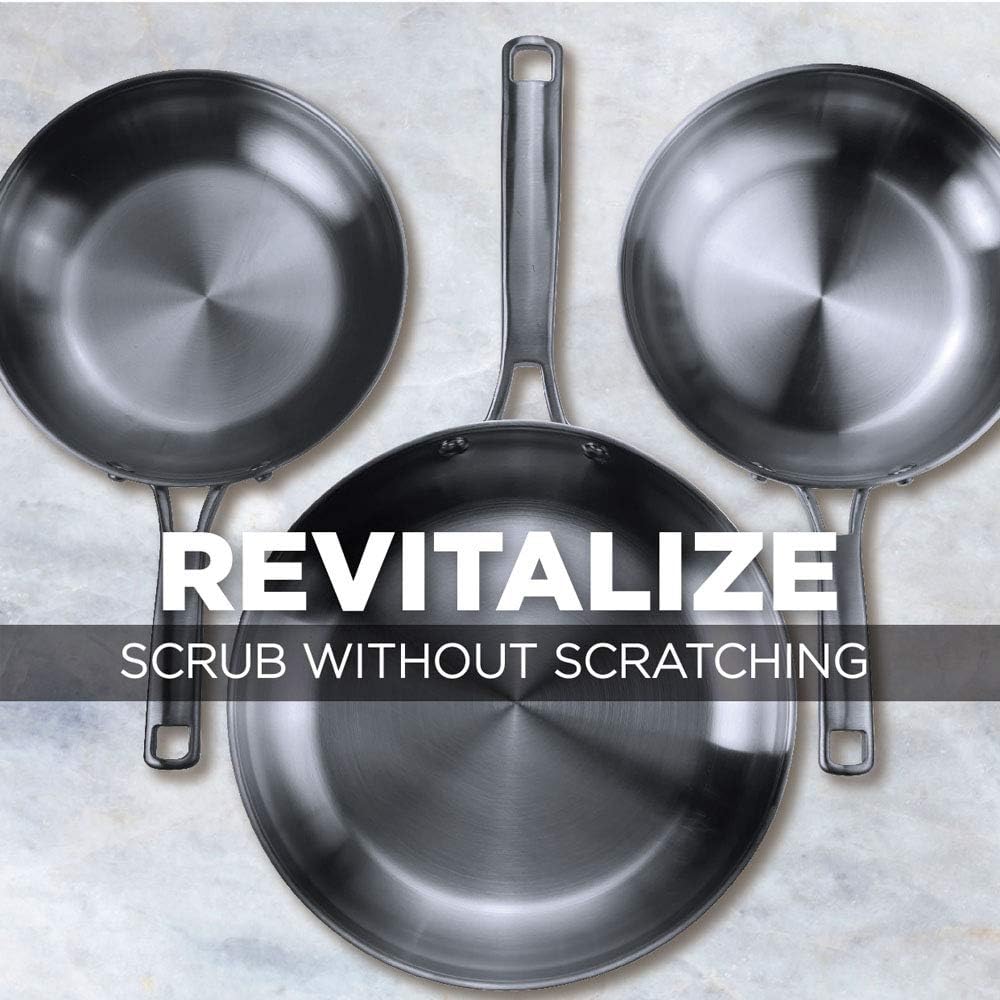 Weiman Stainless Steel Sink and Cookware Cleaner and Polish with Microfiber Cloth - 8 Ounce