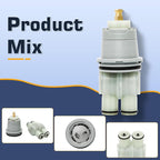 RP46074 Delta Cartridge Replacement, Compatible with Delta 13/14 Series Shower Faucets, Single Handle Universal Shower Cartridge Repair Kit, Replacement Monitor Cartridge Parts