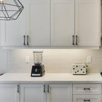 Asidrama 10 Pack 7.5 Inch(192mm) Hole Centers Kitchen Cabinet Handles, Matte Black Cabinet Pulls Kitchen Cabinet Hardware for Cupboard Drawer Pulls